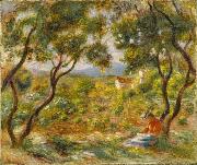 Pierre-Auguste Renoir The Vineyards at Cagnes oil on canvas